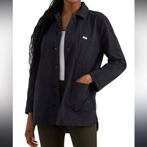 LEE Women’s Layers Chore Coat Shirt Jacket in Black Sz XS Like New Normcore